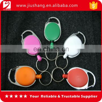 New cheap retractable plastic key holder/key ring wholesales