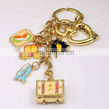 dessert series traveling bag and plane key chain