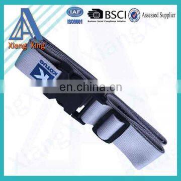 High quality colorful adjustable custom suitcase strap with logo printed