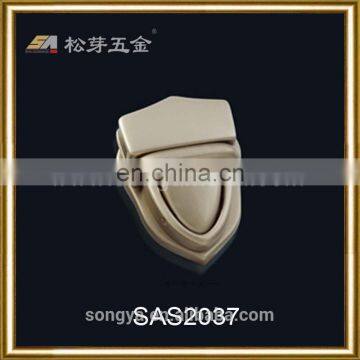 High-end Quality Zinc Alloy Metal Push Lock, Gold Color Plated Push Lock For Lady's Handbags photo-2