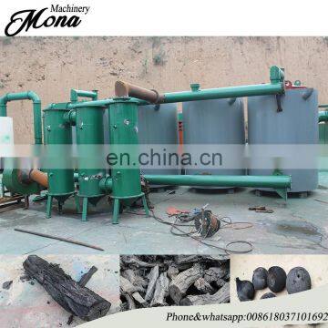 lifting smokeless airflow charcoal carbonization furnace for wood bamboo coconut shell