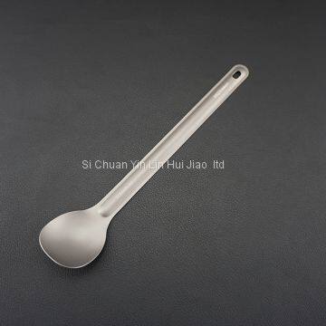 Outdoor Camping Folding Spork Titanium Spoon Fork EDC Gear Light Weight Safe Healthy photo-3