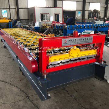 Roof System Trapezoidal Roofing Sheet Roll Forming Machine photo-3