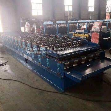 Good Price Iron Corrugating Aluminum Trapezoidal Roll Forming Machine photo-4