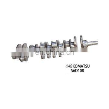 excavator engine parts for S6D108 crankshaft 6222-31-1110