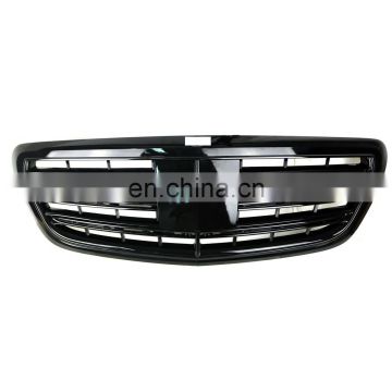 Car Gloss black front grille 2014-2016 For Mercedes benz S Class W222