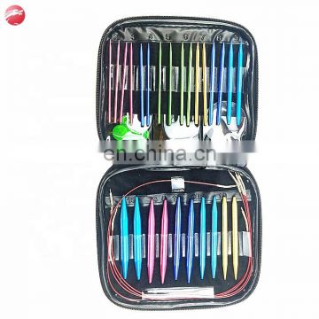 Latest aluminum alloy multi color circular knitting needle