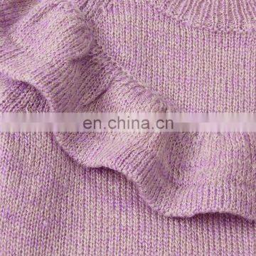 RTS Ruffle Pullover Knit Sweaters Baby Girls' Sweaters photo-5