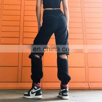 2020 Hot Wholesale Women's High Quality New Street Solid Irregular Harem Trousers photo-4