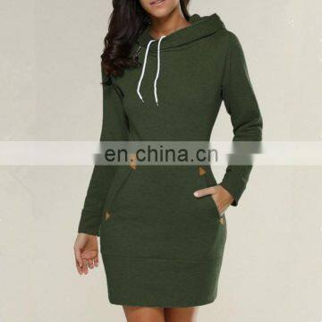 LAITE D2135 Autumn Plus Size Hoodies Dress for Women Custom Oversized Women's Hoodies Casual Dress photo-5