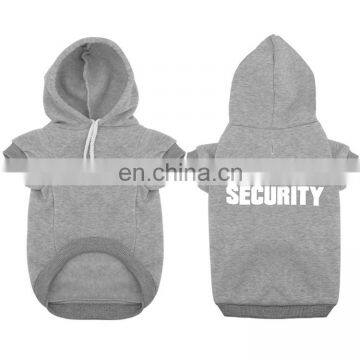 High Quality Cotton Security Printing Black Hoodie Dog photo-5