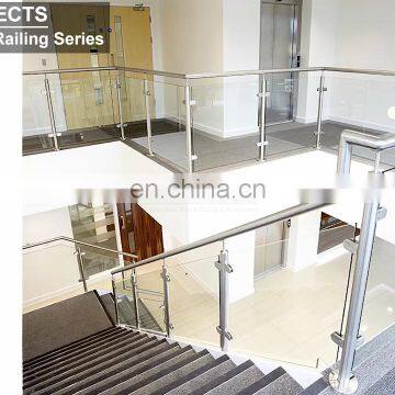 Factory Cheap Round Glass Clamp Stainless Steel Balcony Stainless Steel Glass Railing Systems