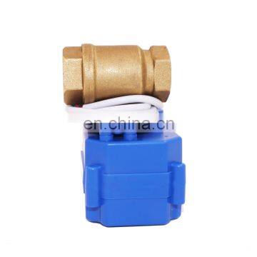 2way 12VDC mini motorized ball valves dn15,dn20,dn25 foe water leakage detection equipment