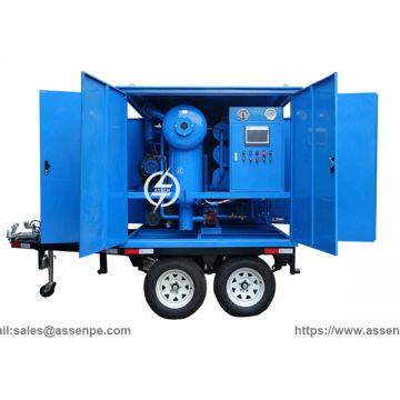 Full Mobile type Insulating Oil Purification System Machine,Mobile Transformer Oil Treatment Plant