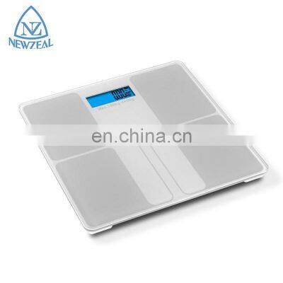 AAA Batteries OEM Body Weight Scale Glass Material Body Weight Scale With Tracking