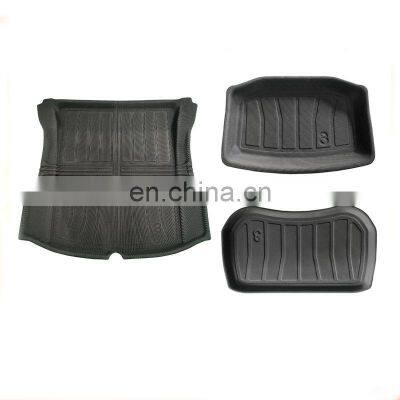 Interior Car Accessories Car rear  Trunk Mat For model 3