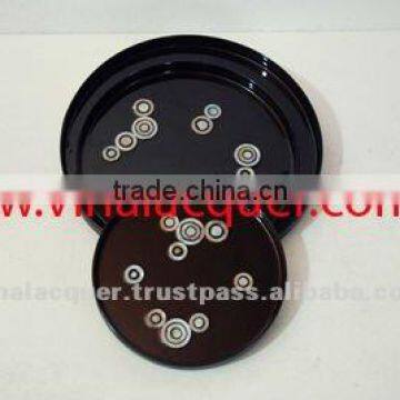 Lacquer Tray, Tray, Dish, mother ther of pearl tray