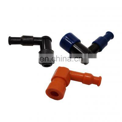 China supplier colorful silicon rubber plastic spark plug cover racing ignition coil CG125 motorcycle spark plug cap