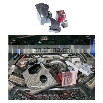 Easy to Install Customized Design Lowest Discount High Quality Glossy Carbon Fiber Part Air Intake Kit For AUDI Q5 B9