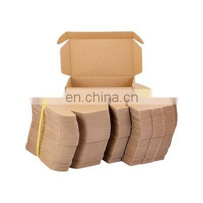 Kraft Folding Mailer Boxes Brown Corrugated Paper Corrugated Board box