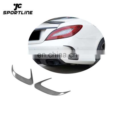 Carbon fiber W218 Rear Bumper Vents for Mercede s Ben z CLS400 CLS500 CLS550 CLS63 AMG 15-17