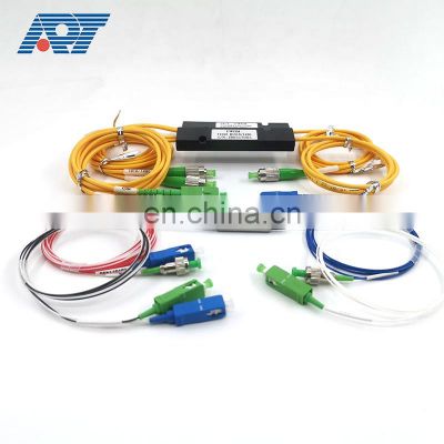 Fiber optical WDM FWDM splitter 1*2 coupler for FTTH