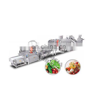 Vortex Fruit Washing Machine Pea Cleaning Machine Vegetables Processing Line