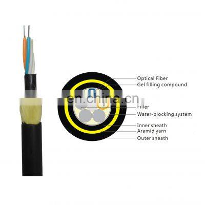 500m Span Self Supporting 24 Core Fiber Optic Cable Adss Optical Fiber Cable Price List photo-3