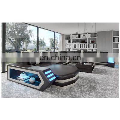 Hot selling living room sofa set furniture sectional Sofa with LED light