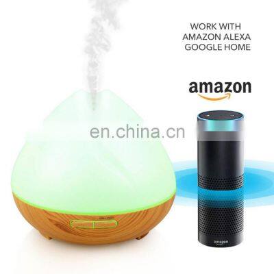 Ultrasonic Cool Mist Automatic Sound Music APP Music Speaker Tuya WIFI Aroma Diffuser Humidifier with WIFI