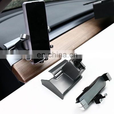 Factory Supply Car Interior Accessories Alloy Mobile Phone Holder For Tesla Model Y