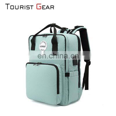 New Fashion Multifunctional Design Mommy Handbag Diaper Bags Mummy Baby Diaper Bag Backpack