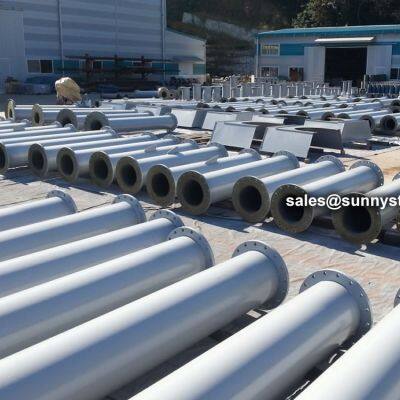 Cast Basalt Line Steel Straight Pipe