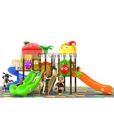 High quality children amusement park kindergarten kids playhouse indoor playground equipment plastic play house with slide toy