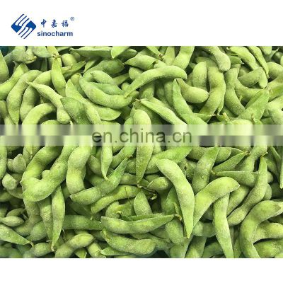 Sinocharm BRC A approved IQF Food Edamame Pod whole Frozen Edamame Pod