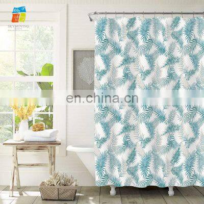 Fashion style printed peva shower curtain colorful summer design