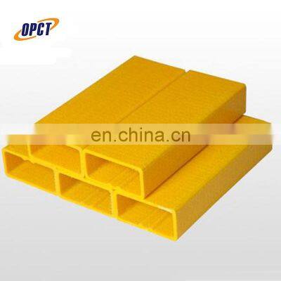 High strength frp/grp  rectangular tube  fiberglass pultruded profile