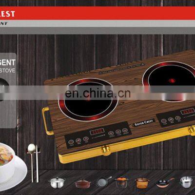 Induction Cooker 110v/220v 2000W Touch Control Black Color Easy to Operate Rice Soup Milk Hotpot Rice Keep Warm Function photo-2