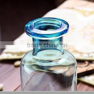 High Quality Spray Vintage Round Decorative Colorful Glass Vases