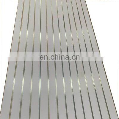 Hot Sales Slotted Mdf Melamine Paper Slotted Mdf Board for Display Shelf photo-2