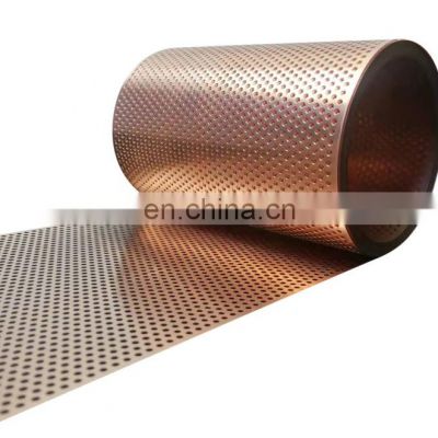 Red Copper Perforated Metal Mesh Supplier From China