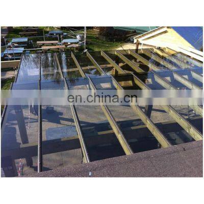 Tempered Panel Wall Building Decoration Facade Clear Laminated Construction Glass photo-2