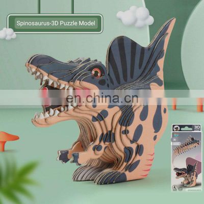 Low Price Shapes IQ Game Floor Custom Jigsaw Adult Dinosaur Animal 3d Paper Kids Custom Puzzle