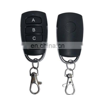 433MHZ 4 Button Round Exterior Strong Privacy Garage Door Motorcycle Car Alarm Wireless Auto Copy Remote Control Clone Key