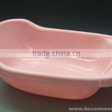 plastic pink baby bath tub