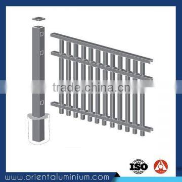 aluminum picket fencing galvanized fence posts