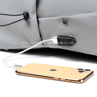 College Student Computer Bag High Quality Durable Waterproof Fabric Laptop Backpack photo-5