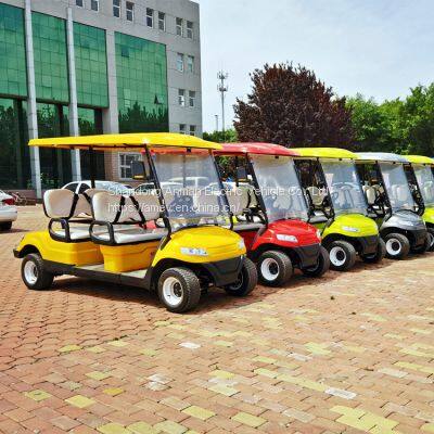 4 seat electric golf cart, 48V 4KW AC Moter golf carf for sale