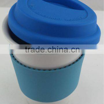 Cremic Glass Cup Mug Silicone Coffee Cup Lids