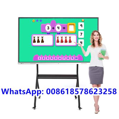 98 Inch Ultra HD 4K Arotouch Interactive Touch Screen Monitor Display.